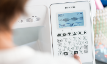 Innovisa150usingmachinestitchselection