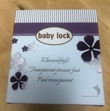 Transparante voet babylock cover 0